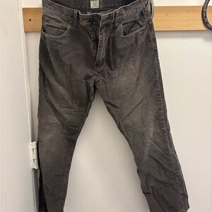 J. Crew Gray Cotton Trousers